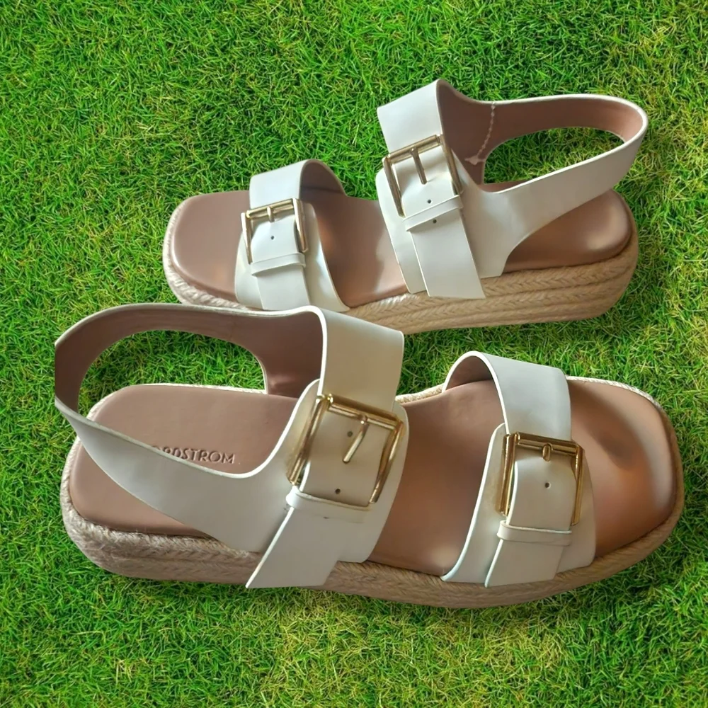 NORDSTROM Avila Slingback Espadrille Platform Sandal